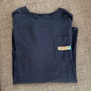Vineyard Vines Kids Long Sleeve Navy Tee